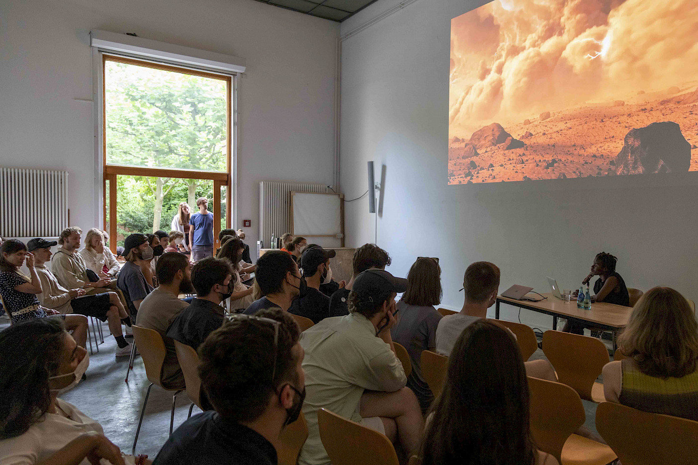 Lecture with Kabelo Malatsie, photo: Tomás Maglione