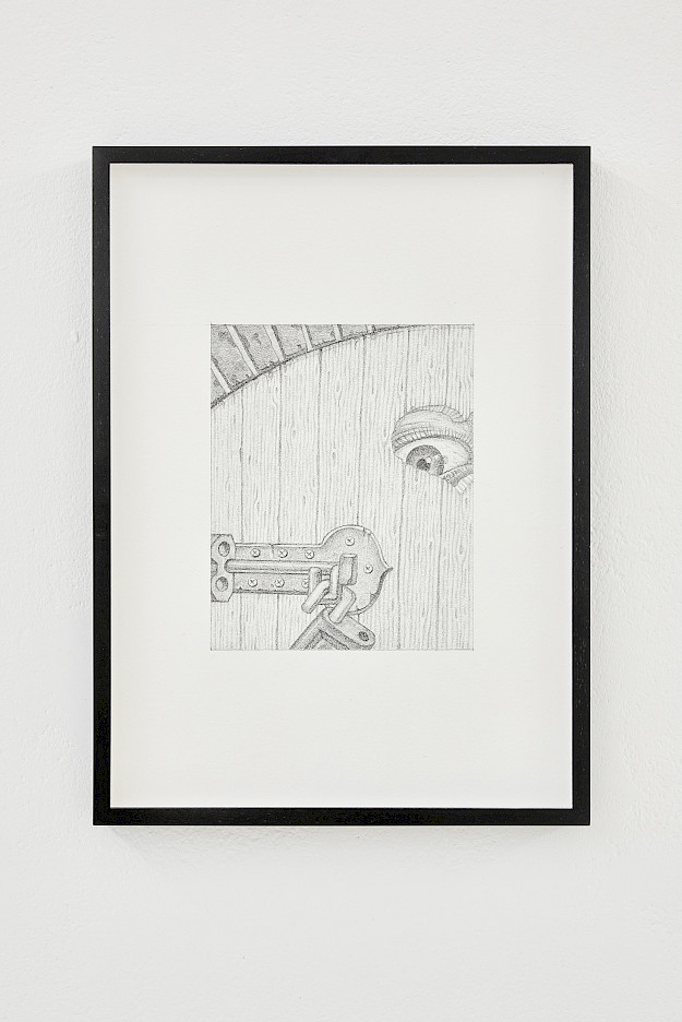 Yong Xiang Li, Both Sides, 2021, Pencil on paper, framed: 40 x 30 cm