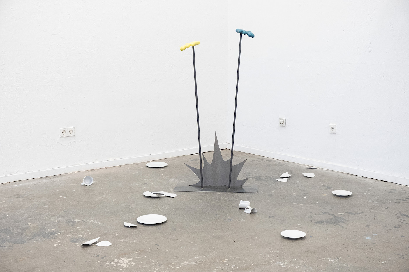 Installation view of a work by Linus Berg Rundgang 2024