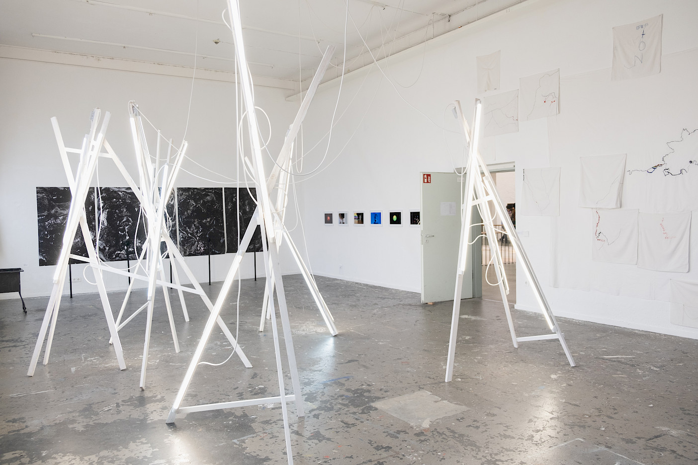 Installation view of a work by Raúl Itamar Lima Aguilar Rundgang 2024