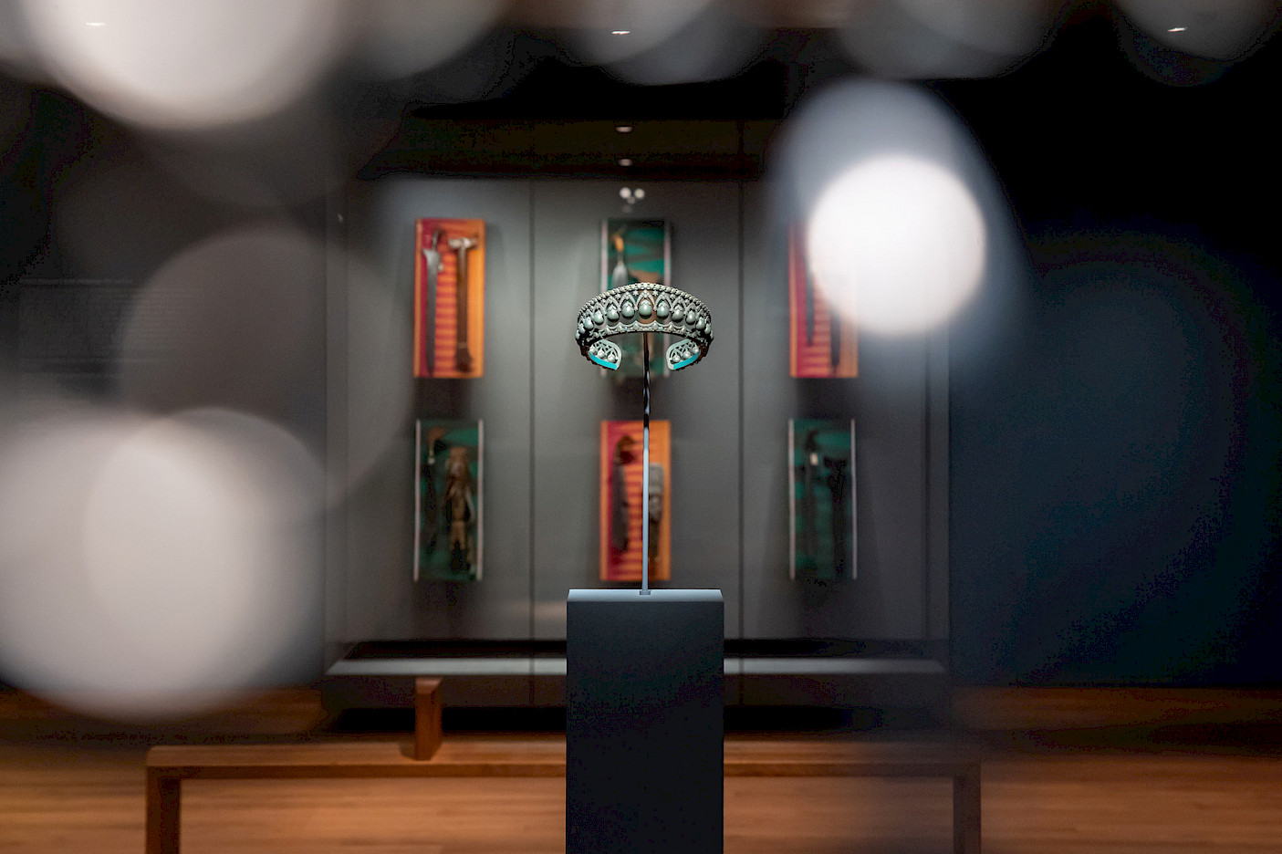 Image: Installation view, ‘To Those Sitting in Darkness’, 2024. Courtesy of the artist and the Ashmolean Museum