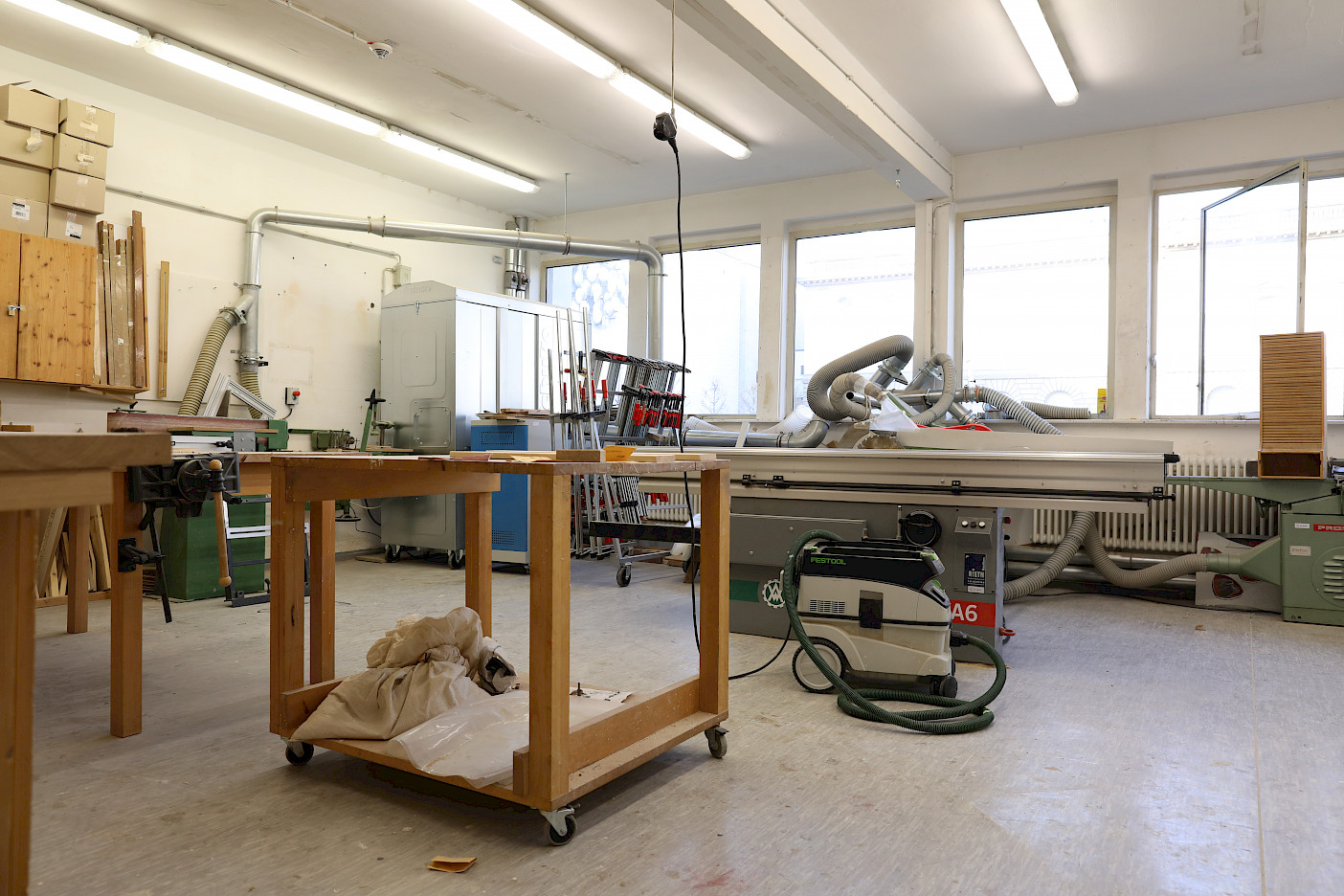 Blick in die Holzwerkstatt