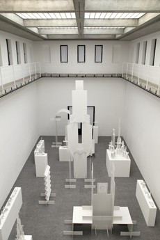 Jos de Gruyter  Harald Thys White Suprematism Installation view Portikus FrankfurtMain Photo Diana Pfammatter Courtesy Portikus FrankfurtMain