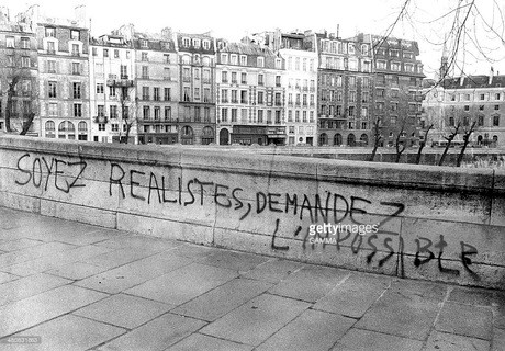 Be realistic ask for the impossible This was the best slogan of May 68