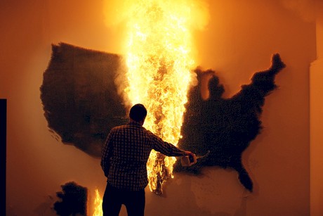 Untitled (America Burning), 2013